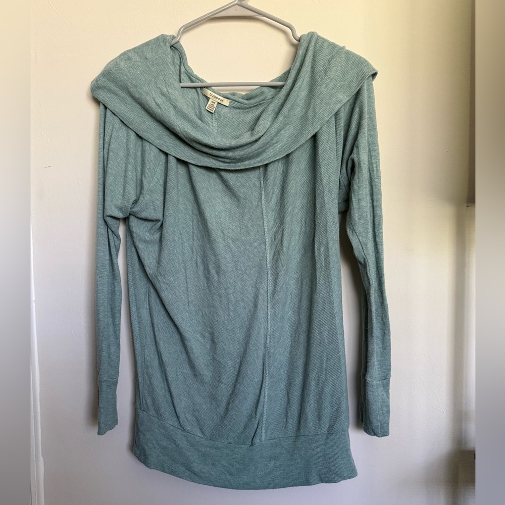 Bordeaux Lightweight Ribbed Top in Sage